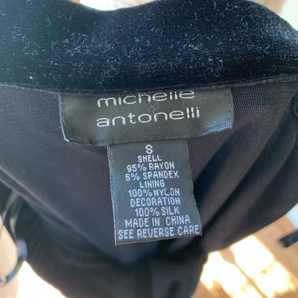 Vintage Black Velvet and Sequence Skirt - Picture 6 of 6